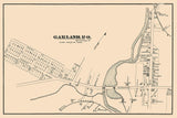 1878 Town Map of Garland Warren County Pennsylvania