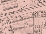 1878 Town Map of Irvineton Warren County Pennsylvania