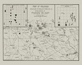 1919 Map of Oklahoma and Texas Petroleum Leases