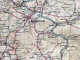 1861 Map of Rockbridge County Virginia