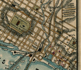 1863 Map of Richmond Virginia