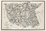 1864 Map of Nottoway County Virginia