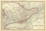 1881 Map of Ontario Canada