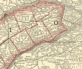1881 Map of Ontario Canada