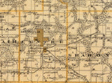 1875 Map of Appanoose County Iowa