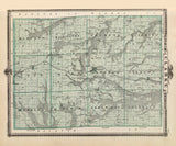 1875 Map of Clarke County Iowa