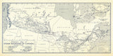 1947 Map of Steam Railroads of Canada