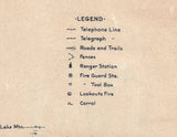 1915 Map of Fort Apache Indian Reservation Arizona
