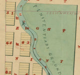 1860s Map of Deer Lodge Montana