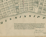 1837 Map of Burlington Iowa