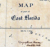 1826 Map of East Florida