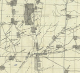 1865 Map of Dallas County Texas