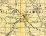 1875 Map of Lucas County Iowa