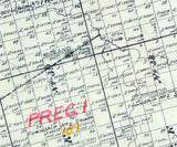 1888 Map of Midland County Texas