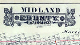 1888 Map of Midland County Texas