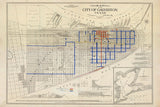 1904 Map of Galveston Texas