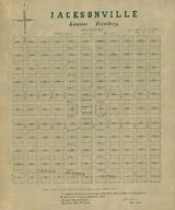 1856 Map of Jacksonville Kansas Territory