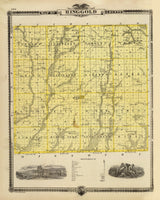 1875 Map of Ringgold County Iowa