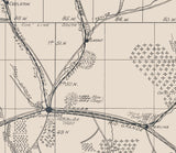 1891 Map of Gunnison County Colorado