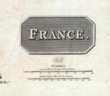 1813 Map of France