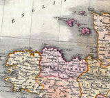 1813 Map of France