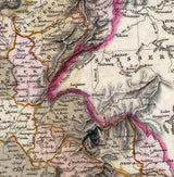 1813 Map of France