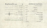 1849 Farm Line Map of Delaware County Ohio and Part of Marion and Morrow County