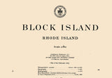1904 Map of Block Island Rhode Island