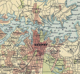 1910 Map of Australia
