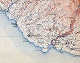 1912 Map of Kauai Hawaiian Islands