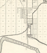 1843 Map of Chillicothe Ohio