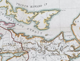 1845 Map of Nova Scotia New Brunswick and Lower Canada