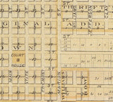 1875 Town Map of Boonsboro Boone County Iowa