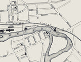 1895 Map of Mittineague and West Springfield Maine