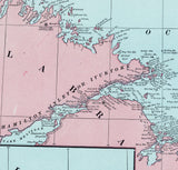 1901 Map of NewFoundland and Labrador Canada