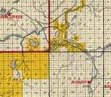 1900 Map of Sawyer County Wisconsin