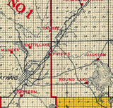 1900 Map of Sawyer County Wisconsin