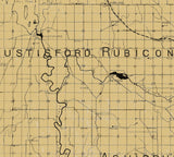 1899 Map of Dodge County Wisconsin