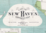 1893 Map of New Haven Connecticut