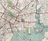 1893 Map of New Haven Connecticut