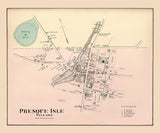 1877 Map of Presque Isle Maine