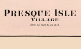1877 Map of Presque Isle Maine