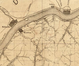 1852 Map of Hancock County Virginia