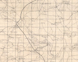 1860 Map of Mecklenburg County Virginia