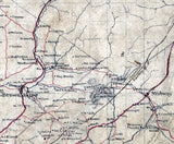 1861 Map of Rockbridge County Virginia