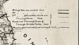 1864 Map of Nottoway County Virginia