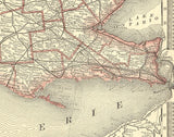 1881 Map of Ontario Canada