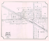 1904 Map of Dale Outagamie County Wisconsin