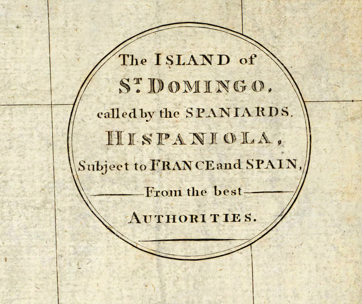 1783 Map of The Island of St Domingo Haiti and Dominican Republic