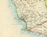 1846 Map of the Island of Barbados